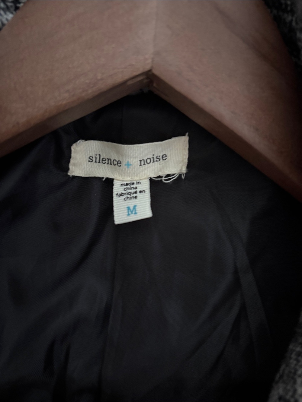 Silence + Noise herringbone coat size M - Picture 6 of 7
